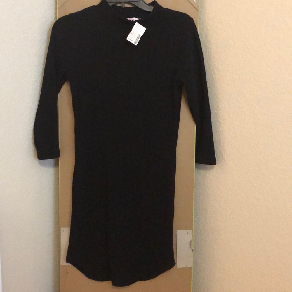 Vivi black mini dress